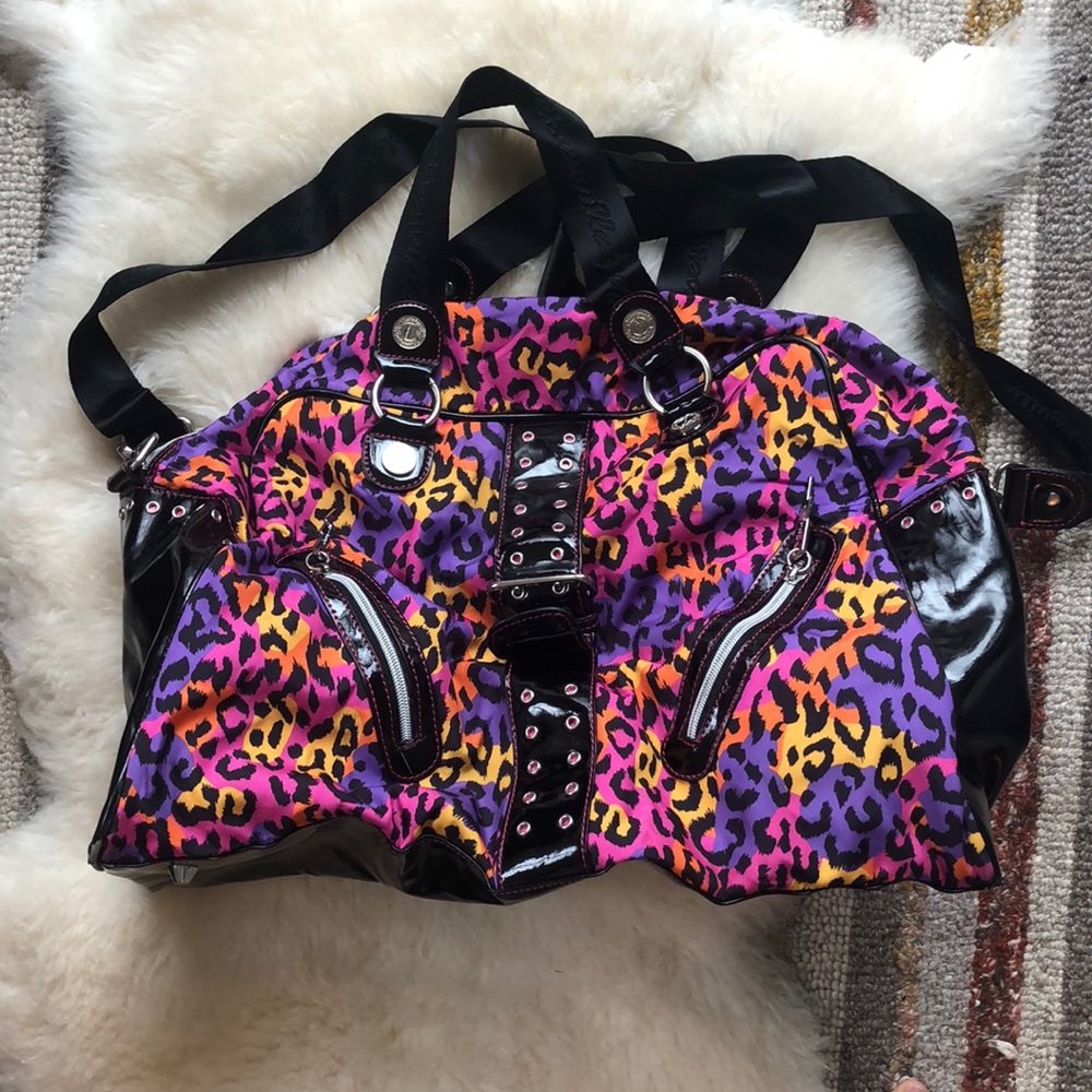 Betsey Johnson Betseyville Cheetah Print Weekender